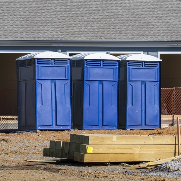 is there a specific order in which to place multiple portable restrooms in Matoaka West Virginia